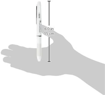 Pilot Multi-Pen Body, Hi-Tec-C Coleto 500, White Body (LHKC-50C-W)