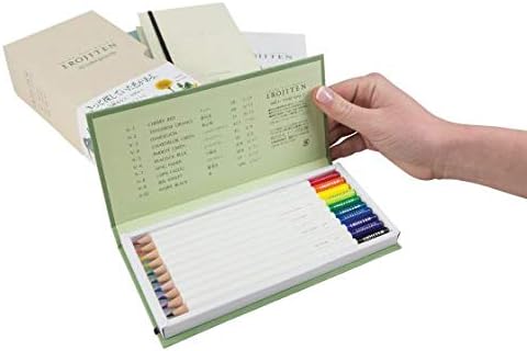 Tombow 51525 Irojiten Colored Pencil Dictionary Set, Rainforest, Set of 30. Beautifully Crafted Wax-Based Colored Pencils with Enamel Finish