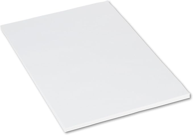 Pacon 5296 Medium Weight Tagboard, 36 x 24, White, 100/Pack