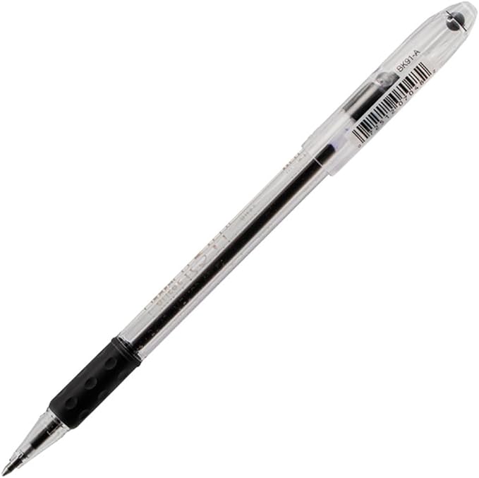 Pentel R.S.V.P. Ballpoint Pen, Medium Line, Black Ink, 2 Pack (BK91BP2A)
