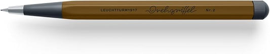 LEUCHTTURM1917 Spice Brown 372224 Pencil with Twist Mechanism Aluminium Steel Design Award-winning No. 2