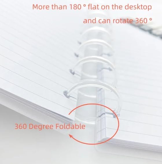 Discbound Expansion Discs, Suitable for Customized Disc Bound Notebooks Planners Journals Binders Scrapbooking, Clear, Plastic, Pack of 11 (1.5 Inch (38mm))