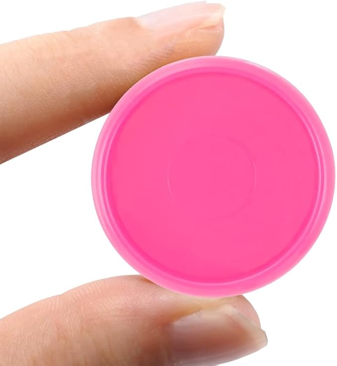 100PCS Discbound Notebook Accessories Expansion Planner Discs Binder Rings Loose-Leaf Plastic Book Binding Disc(Dark Pink,1.25"(32 mm)