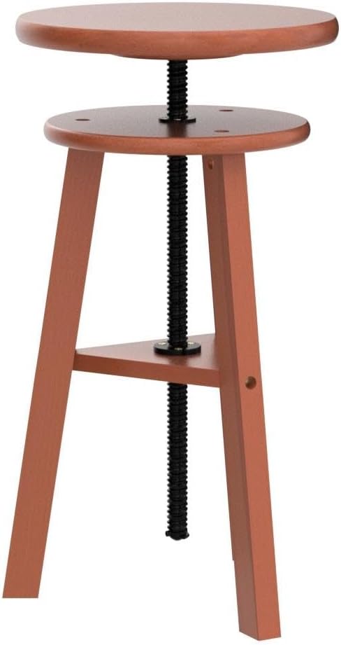 VISWIN 19"-26" H Wooden Adjustable Height Stool, Beech Wood Artist Stool for Drafting, Painting Stool for Artists, Adults, Wood Chair for ArtStudio, Bar, Kitchen, Home Use, Office