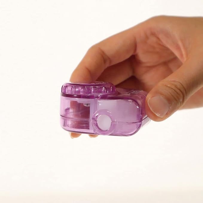 KUTSUWA STAD T'GAAL Angle Adjustable Pencil Sharpener, Translucent Purple, 1 ea. (RS036PU)