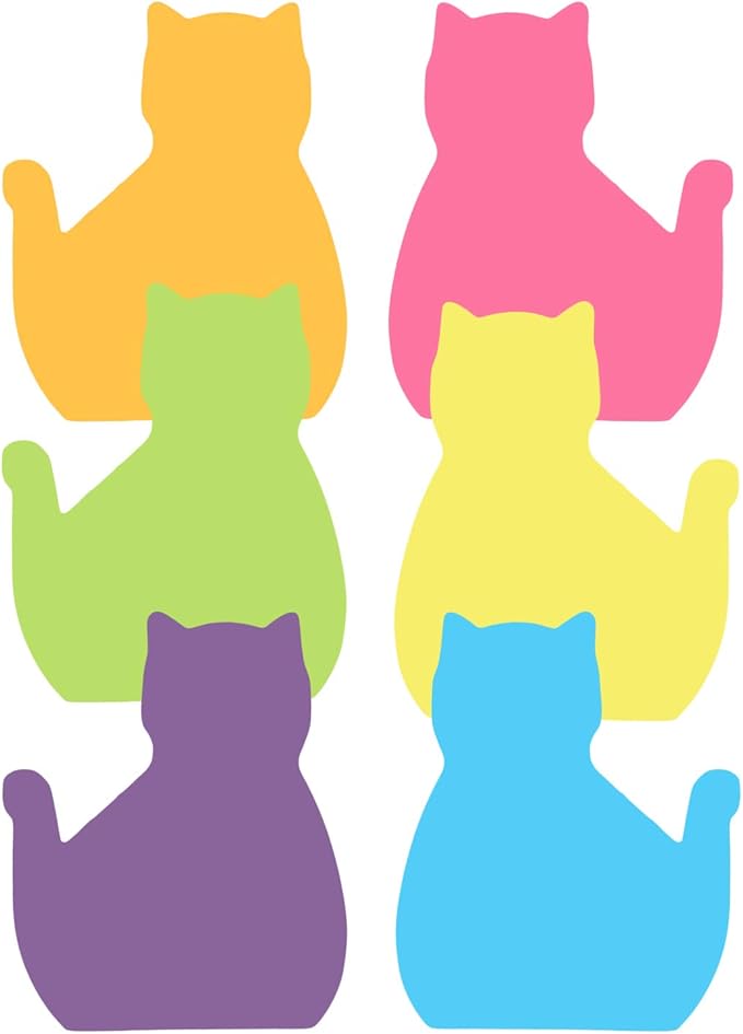 360 Sheets Cat Sticky Notes Set, Cat Lover Gifts for Women, Cute Cat Office Supplies, Office Desk Accessories for Work School Office