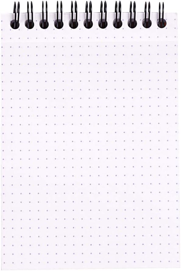 Rhodia Wirebound Notepad, A6, Dot - Black