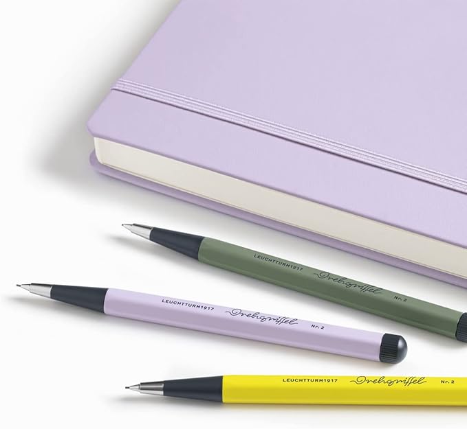 LEUCHTTURM1917 368266 Twist Handle No. 2, Lemon - Pencil