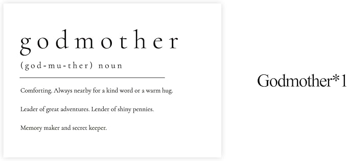 Will You Be My Godmother, God Mother's Proposal Card Gifts with Envelope, Cute Gifts for Godmother On Wedding Day.(Godmother A)