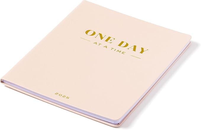 Eccolo 2025 Large Agenda Planner, 12 Month, Yearly, Monthly & Weekly Pages, Habit & Gratitude Tracker (Flexicover - 8 x 10")