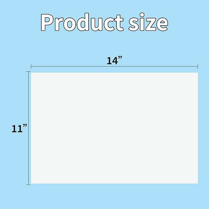 50PCS White Poster Board 11"X14",Poster Board Bulk Super Value Poster Boards for School Craft Project Presentation Drawing Graphic Display