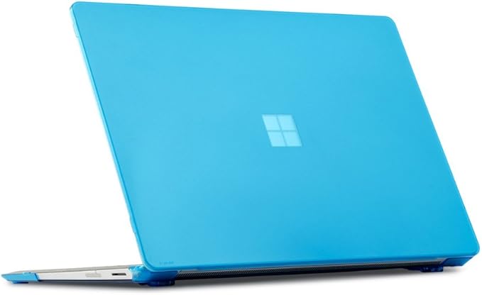 mCover Hard Case Only Compatible for 13.5" Microsoft Surface Laptop (5/4 / 3/2 / 1) with Alcantara Keyboard - Aqua
