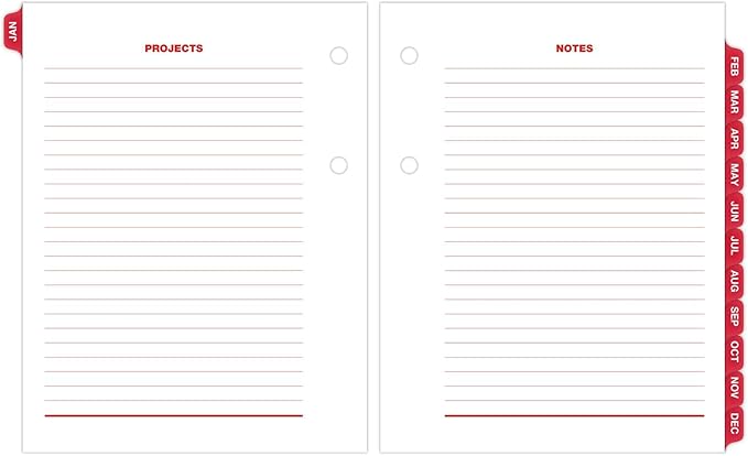 AT-A-GLANCE 2025 Desk Calendar Refill, Daily, 3" x 3-3/4", Mini, Loose-Leaf (E9195025)