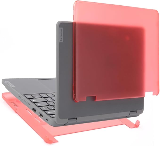 mCover Hard Shell Case ONLY Compatible for 2023~2024 12.2" Lenovo 500E Yoga Chromebook Gen 4 Gen4 2-in-1 Laptop (NOT Fitting Any Other Lenovo Models)- Red
