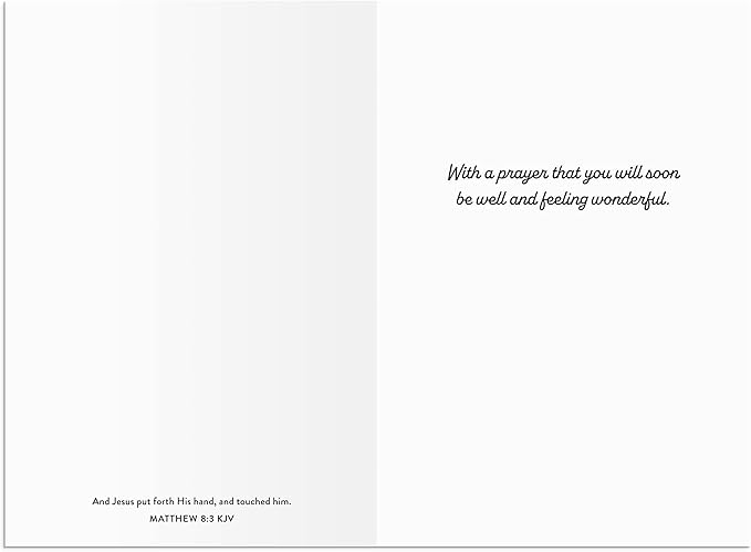 DaySpring - Roy Lessin - May the Lord Bless You - 4 Landscape Design Assortment with Scripture - King James Version - 12 Get Well Boxed Cards & Envelopes (U1206)