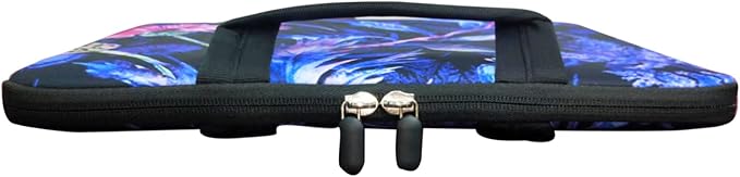 11 11.6 12 12.5 inch Laptop Carrying Bag Chromebook Case Notebook for Apple MacBook Air Samsung HP DELL Lenovo Asus (Purple Flower)