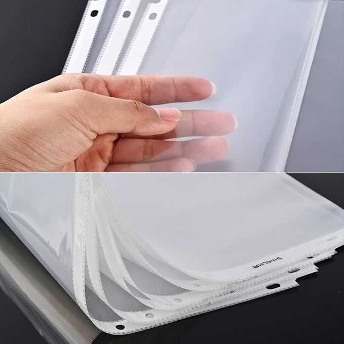 Sheet Protectors 600 Page,Page Protector 8.5" x 11" ,Upgraded Thick Material,for 3 Ring Binder, Top Loading Paper Protector with Reinforced Holes,Holds Multiple Sheets