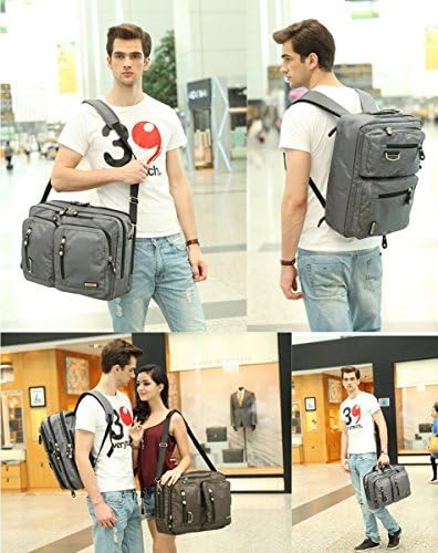 18.4 Inch Laptop Briefcase Backpack Messenger Shoulder Bag 18 Inch Gaming Notebook Computer Case Handbag for Business Travel