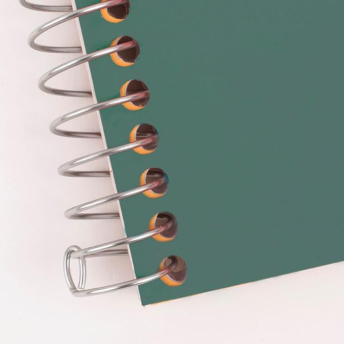 Five Star Spiral Notebook, 1 Subject, College Ruled Paper, 7" x 4-3/8", Personal Size, 80 Sheets, Green (450048CH1-ECM)