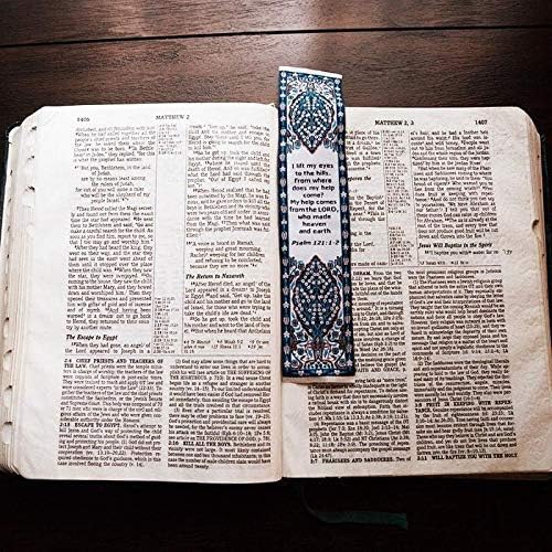 Logos Bookmark -Psalm 121:1-2, Christian, Cloth Carpet Bookmark
