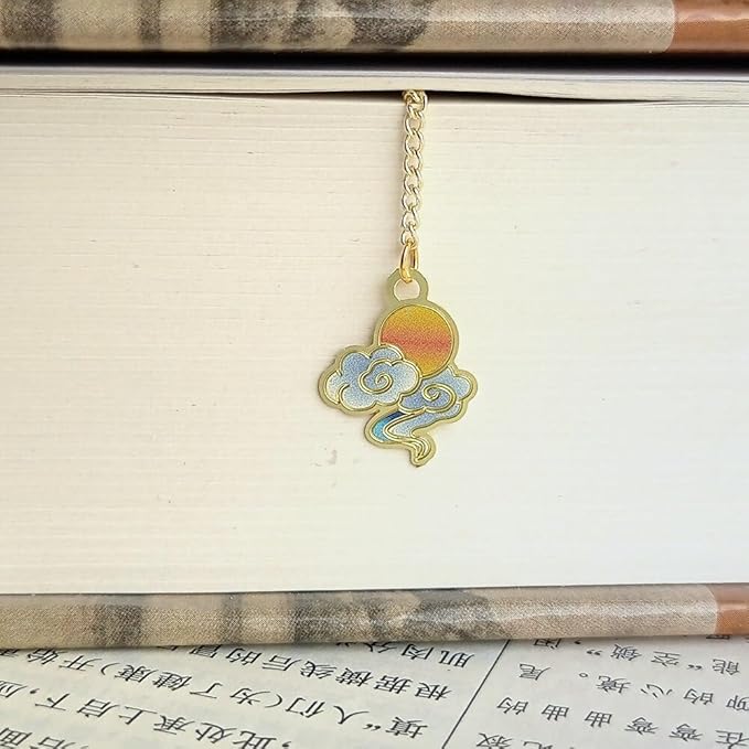 MOZART Gift Box Chinese Dragon Chinese Style Brass Bookmark Classical Mythological Characters Mountain and Sea Sutra Series Creative Cultural Copper Bookmark Metal Bookmarks