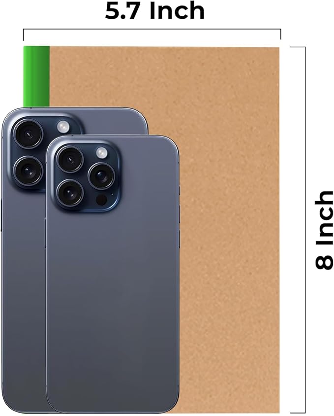 12 Pack Graph Paper Notebook, No Bleed, Extra Pages - 120 Pages (60 Sheets), Softcover Kraft Journal for Kids, A5-8 x 5.7, Graph Composition Notebook, Quad Ruled Notebook, Grid Notebook