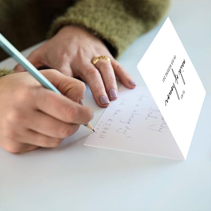 Maid of Honor Proposal Gifts for Wedding Day, To My Maid of Honor On Our Wedding Day Cards.(Maid of Honor B)