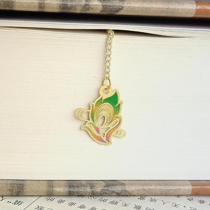 MOZART Phoenix Chinese Style Brass Bookmark Classical Mythological Characters Mountain and Sea Sutra Series Creative Cultural Copper Bookmark Metal Bookmarks