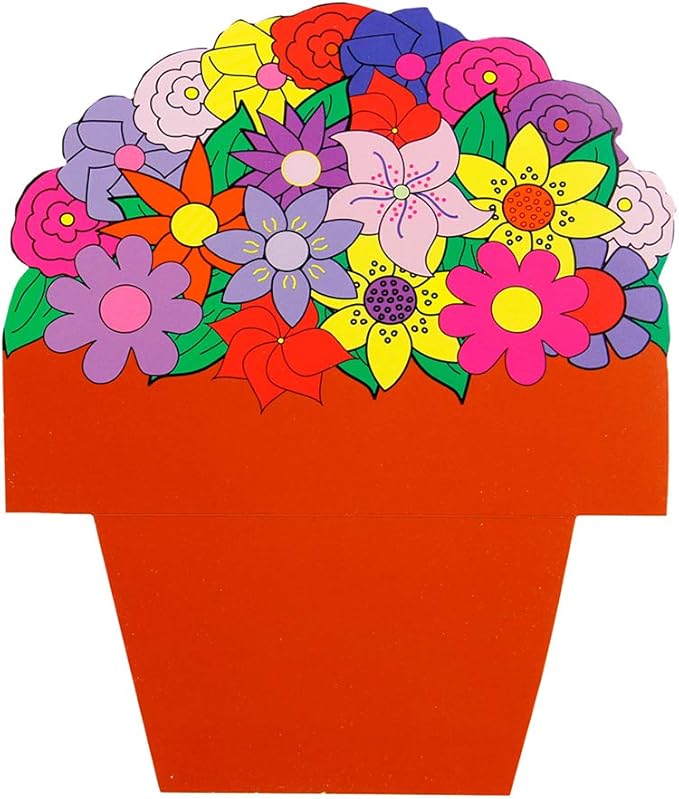 Hygloss Products Flower Pots Classroom Accents – Creative Teaching Resources – 7 Inches, 30 Pack