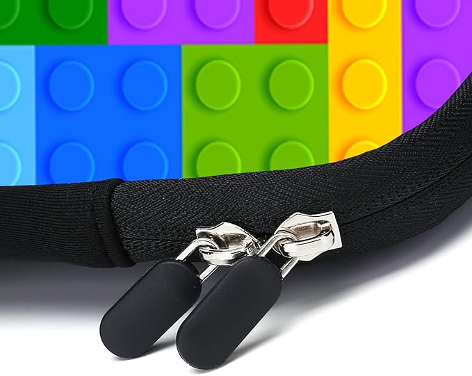 11.6" 12.2 inches Laptop Sleeve Chromebook Case Ultrabook Case Notebook Sleeve Tablet Case Neoprene Handle Sleeve for Men Women, Two Pockets Fit Apple MacBook Air Samsung Acer HP DELL(Puzzle)