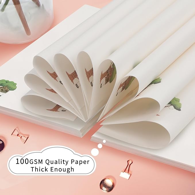 A6 Refills Paper, A6 Binder Planner Loose Leaf Paper,90 Sheets (180 Pages) 6-Hole Notebook Refills for 6-Ring Refillable A6 Ring Binder Notebook Planner, Blank Paper with Pattern