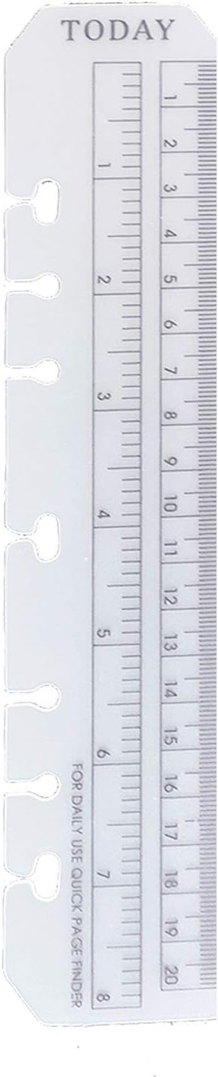 Chris.W A5 Refills Paper, 3 Pack 40 Sheets A5 Colorful Ruled Binder Paper, 3 Pcs Binder Pockets, 1 Page Marker - 6 Hole Notebook Inserts for 6 Ring Refillable A5 Binder Notebook Planner