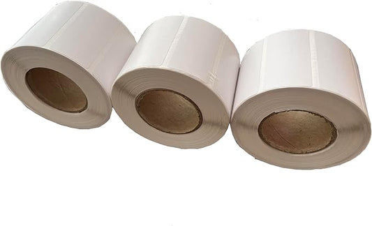 2"x1" Direct Thermal Labels, Barcode & Address Shipping Thermal Label Stickers, White (3000 Labels/ 3roll, 2"x1")