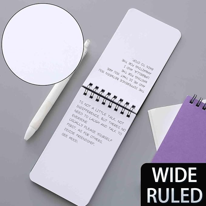 Pocket Notebook Small Notepad Pocket Notepad Small Spiral Notebooks 3X5Inches (6-blank)