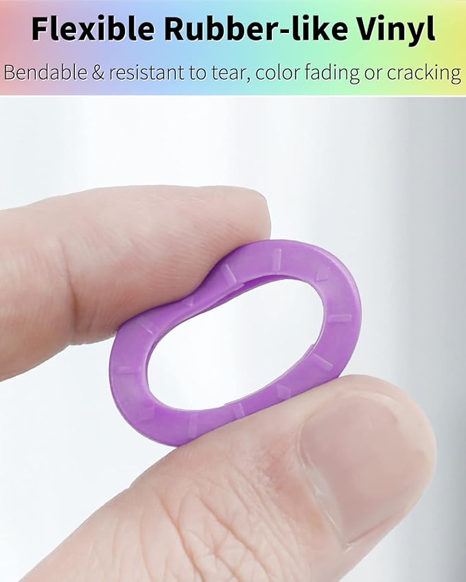 Vibit 16 Pack Colorful Plastic Key Cap Tags and Identifier Covers for Standard Flat House Keys, 2 Styles