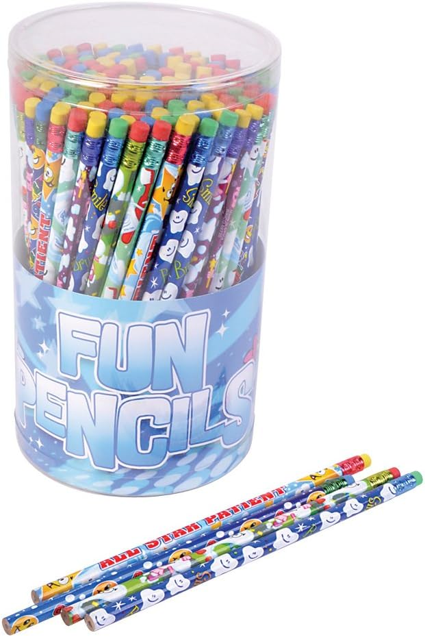 Rhode Island Novelty Dental Pencil Tub, tub of 144