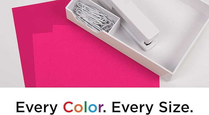 JAM PAPER Colored 24lb Paper - 90 gsm - 8.5 x 11 - Ultra Fuchsia Pink - 100 Sheets/Pack