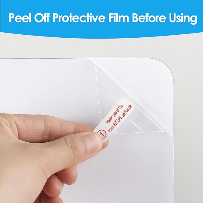 MaxGear Small Magnetic Dry Erase Board Sheet for Refrigerator, Fridge Whiteboard for Kitchen, 12" x 8" White Board Organizer and Planner with Stain Resistant Technology, Include 1 Eraser, 3 Markers