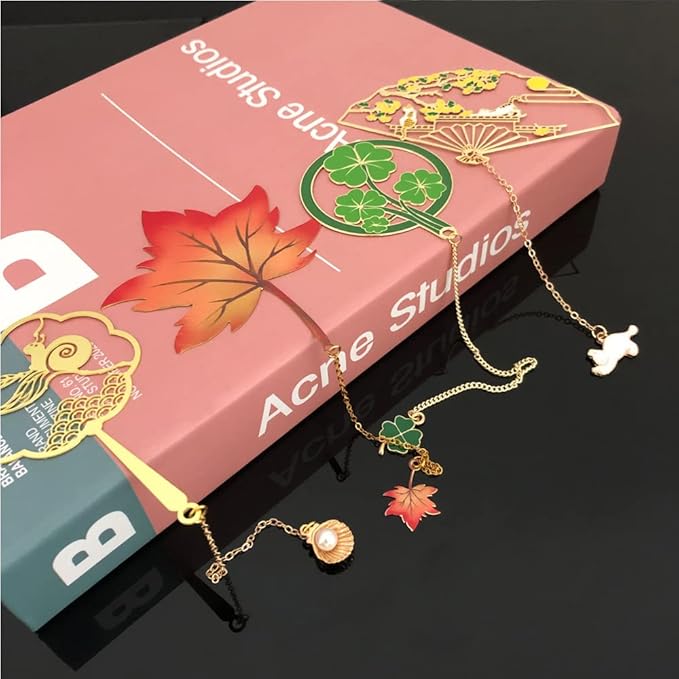 Bookmarks for Book Lovers Book Marks for Reading Women Birthday Graduation Christmas Gifts for Her Cute Metal Bookmark Book Markers Stocking Stuffers for Teens (Cat)