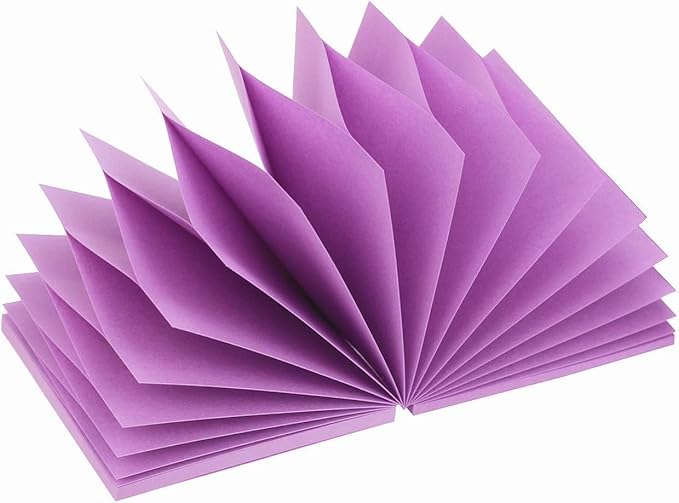 Early Buy Pop Up Sticky Notes 3x3 Refills Self-Stick Notes 6 Pads, 6 Bright Colors, 100 Sheets/Pad (6 Bright)
