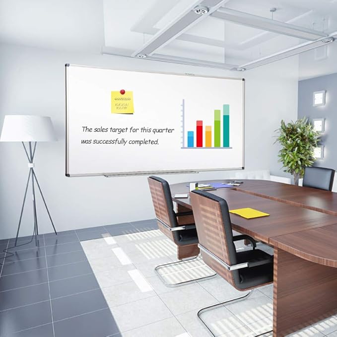 XIWODE Large Magnetic Dry Erase Board,Whiteboard for Wall, 36 x 60 inches, Whiteboard Marker Board Writing Board,Silver Aluminum Frame, Durable,Whiteboard for Home School & Office