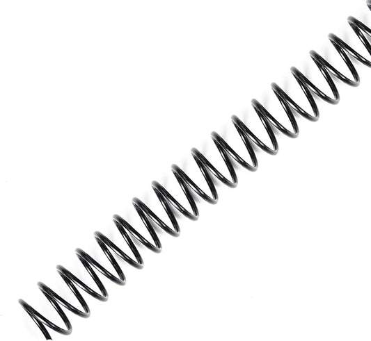 TOTiyea 100 Pack Plastic Binding Coils,115 Sheet Capacity,14mm (9/16") Binding Spirals,4:1 Pitch Letter Size (8.5x11 Inches) Black Color Plastic Binding Spirals