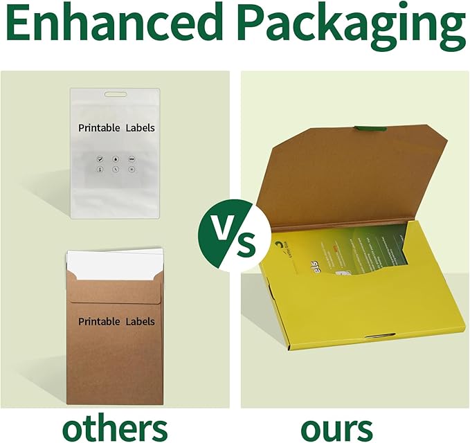 Printable Full Sheet Labels,8.5"×11",40 Sheets,Big Labels,Full Sheet Sticker Paper 8.5×11 for Laser/Inkjet Printers,Full Page Labels 8.5×11 White Matte,Large Labels, Letter Size