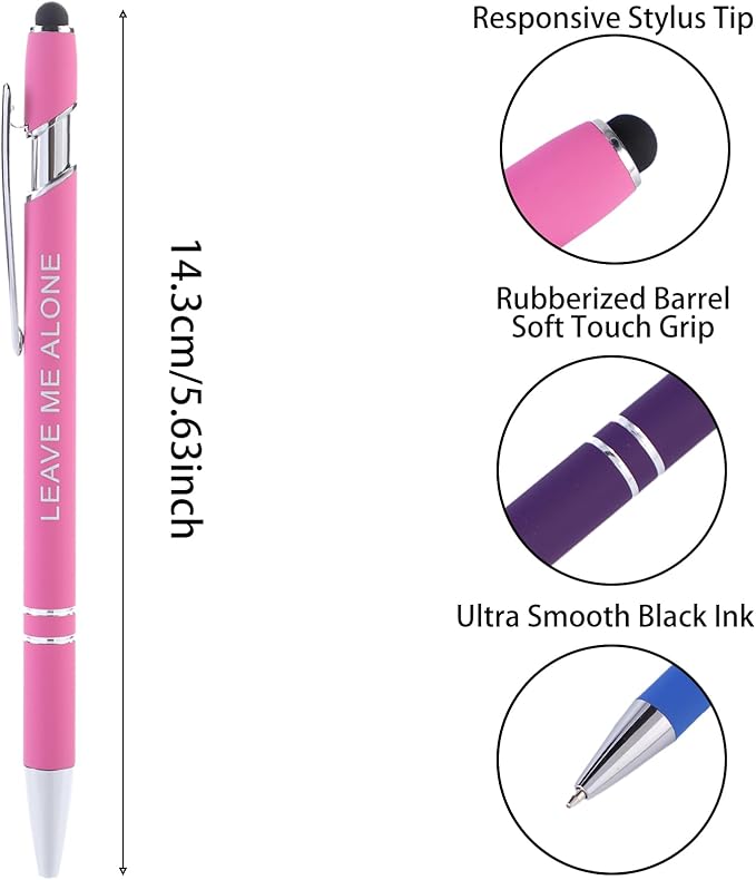 12 Pcs Ballpoint Pen,Fine Point Smooth Writing Pens,Kawaii Pens For Writing Journaling Taking Notes School Office Home.