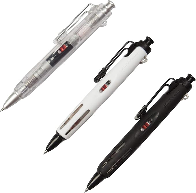 Tombow 56065 AirPress Ballpoint Pen, Black, 1-Pack. Pressurized Pen Easily Writes Overhead and on Wet Paper