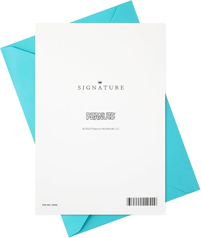 Hallmark Signature Peanuts Birthday Card (Charlie Brown and Friends)