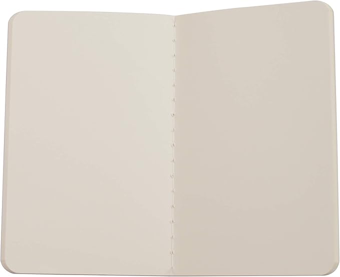 TWONE Pocket Notebook, 6 Pack Softcover Mini Notebooks 3.5" x 5.5" Black Notebook Small Memo Notepad for Men Women Kids Traveler Author, 30 Sheets,60 Blank Pages