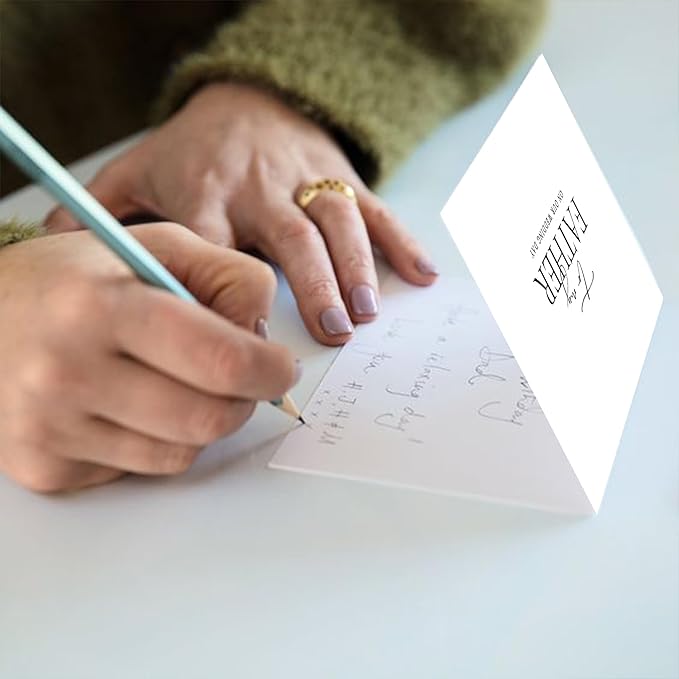 Wedding Day Card for Father, Father Of The Bride/Groom Gifts, To My Father On Our Wedding Day. (Father A)