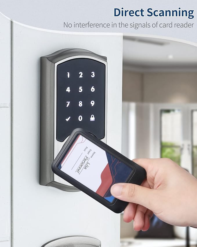 Uniclife Sliding Badge Holder Vertical Plastic Case with Retractable Badge Reel Carabiner and Detachable Lanyard Strap Hard Card Protector for ID Credit Proximity Key Card Driver’s License and Pass