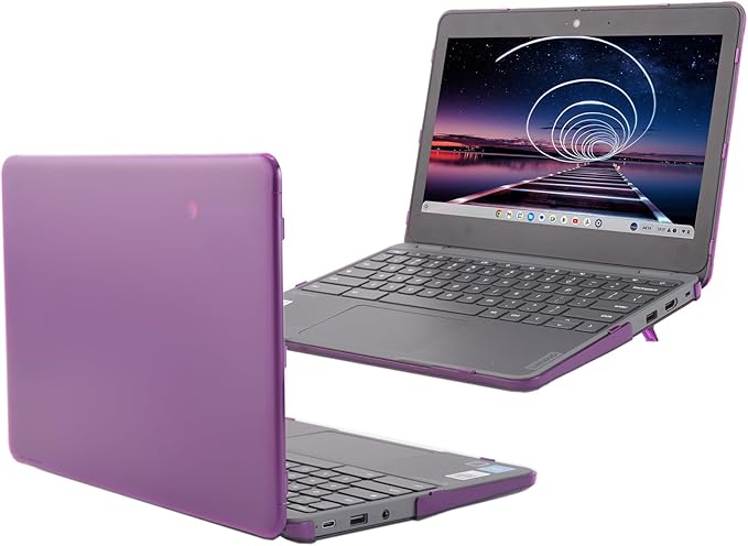 mCover Hard Case ONLY Compatible for 2024~2025 11.6" Lenovo 100E Chromebook Gen 4 (with Intel CPU and Model# 83G*) Laptop Computer (NOT Fitting Any Other Lenovo Models) - Purple